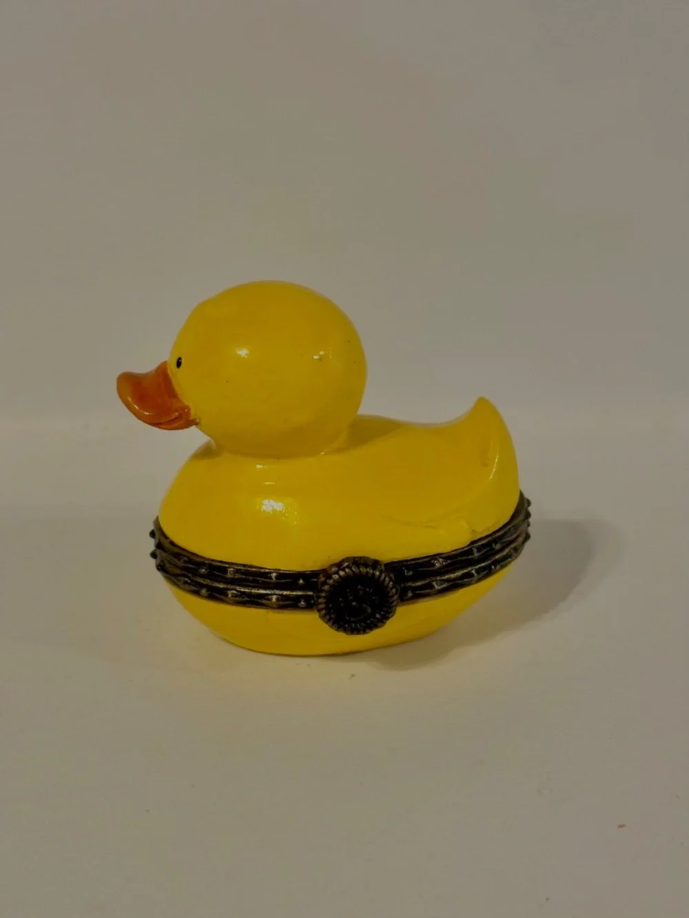 Boyds Bears Duck Hinged Trinket Box Bernies Rubber Duckie Splash McNibble 2003